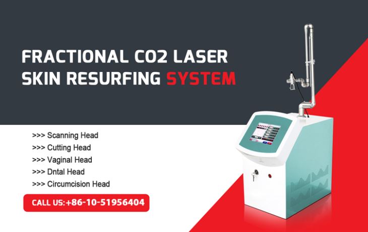 Fractional Co2 Skin Resurfacing Vaginal Tightening Laser Machine