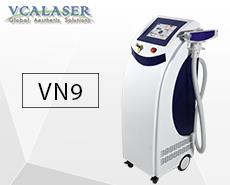 Q Switch ND Yag Tattoo Removal Laser Machine with Facial Laser Treatment Black Doll Head